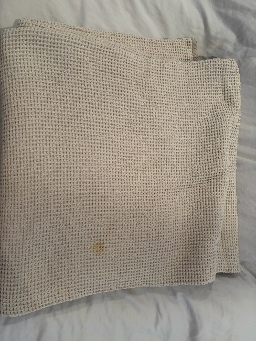 Boll and Branch pewter waffle blanket full/queen